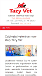 Mobile Screenshot of cabinetveterinartazyvet.ro